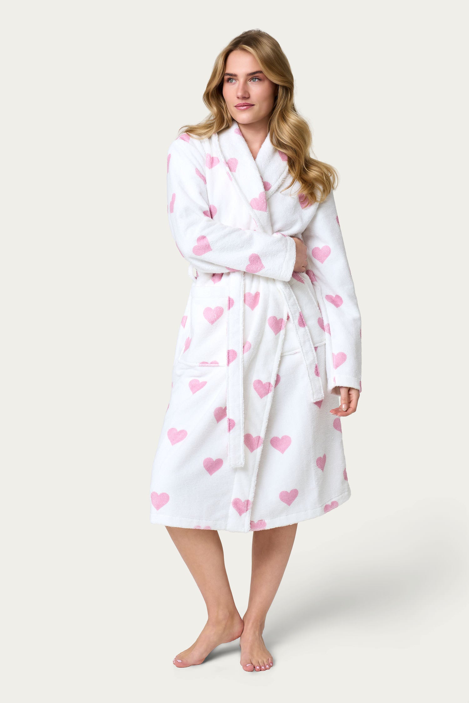 Lauren Hearts Long Bathrobe