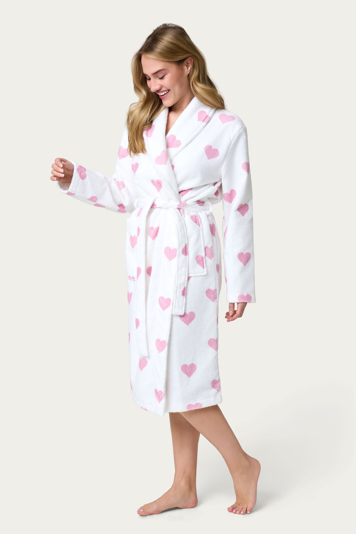 Lauren Hearts Long Bathrobe