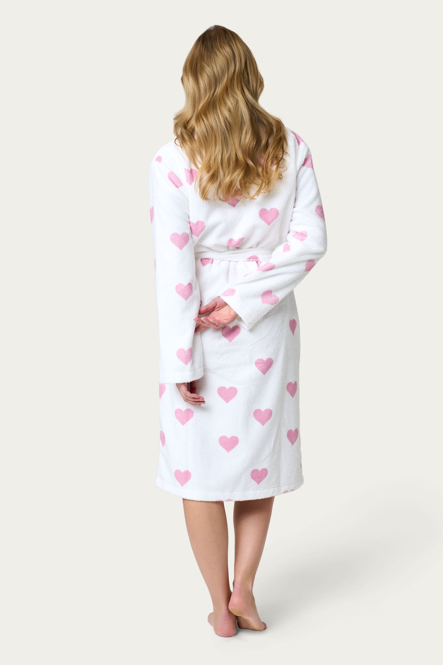 Lauren Hearts Long Bathrobe