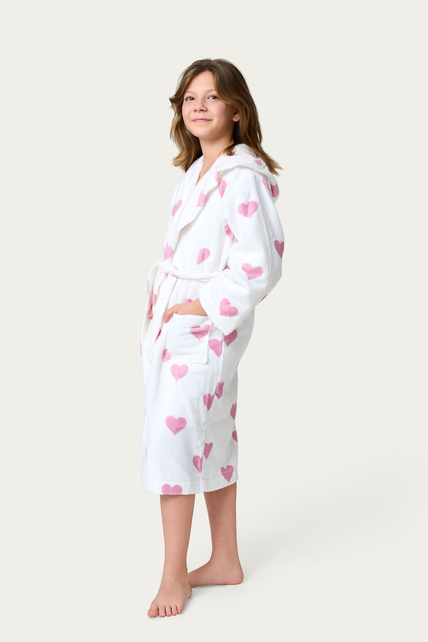 Lauren Hearts Kids Bathrobe