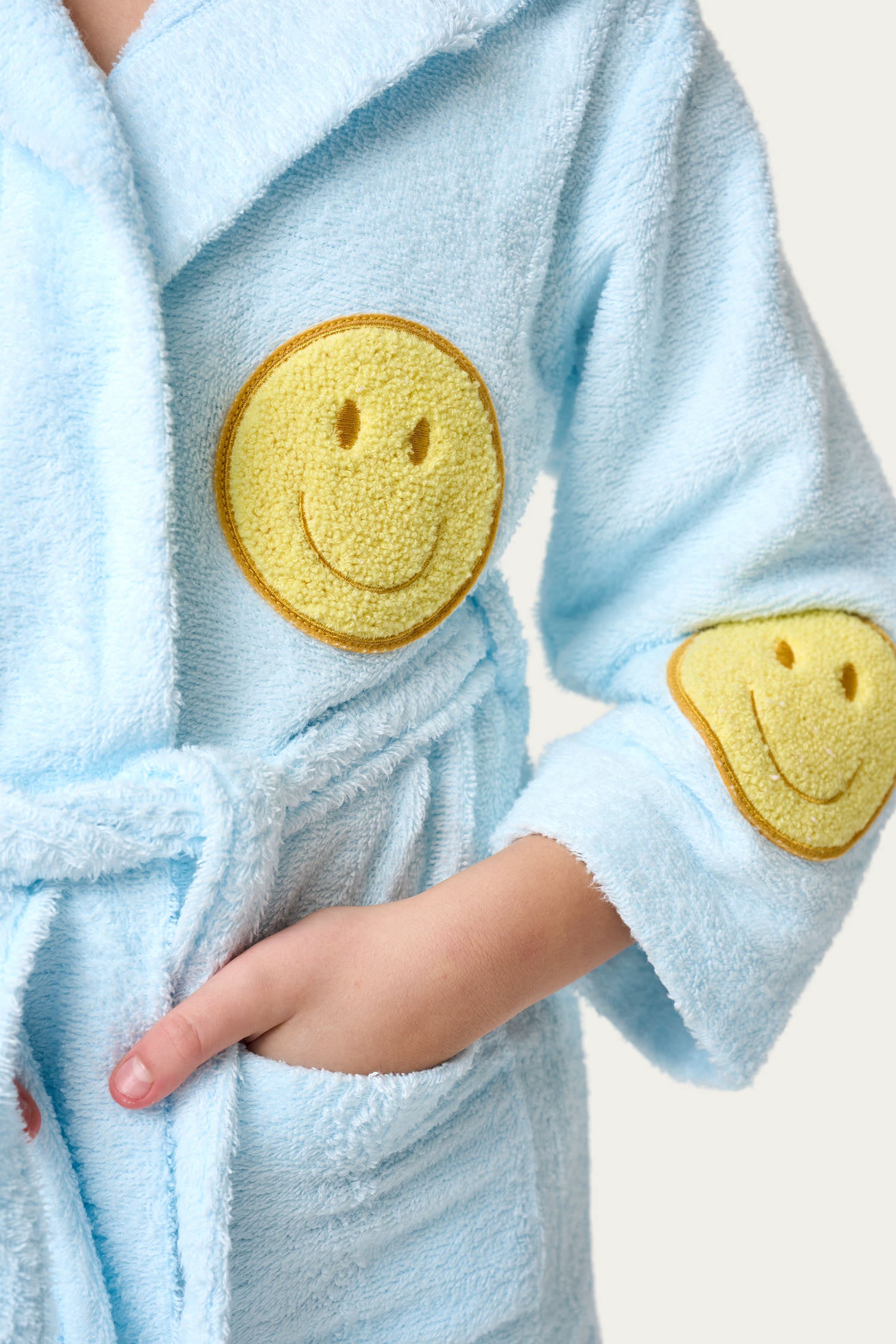 Smiley bathrobe
