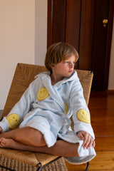 Smiley Kids Blauwe Badjas 