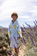 Smiley Kids Blauwe Badjas 