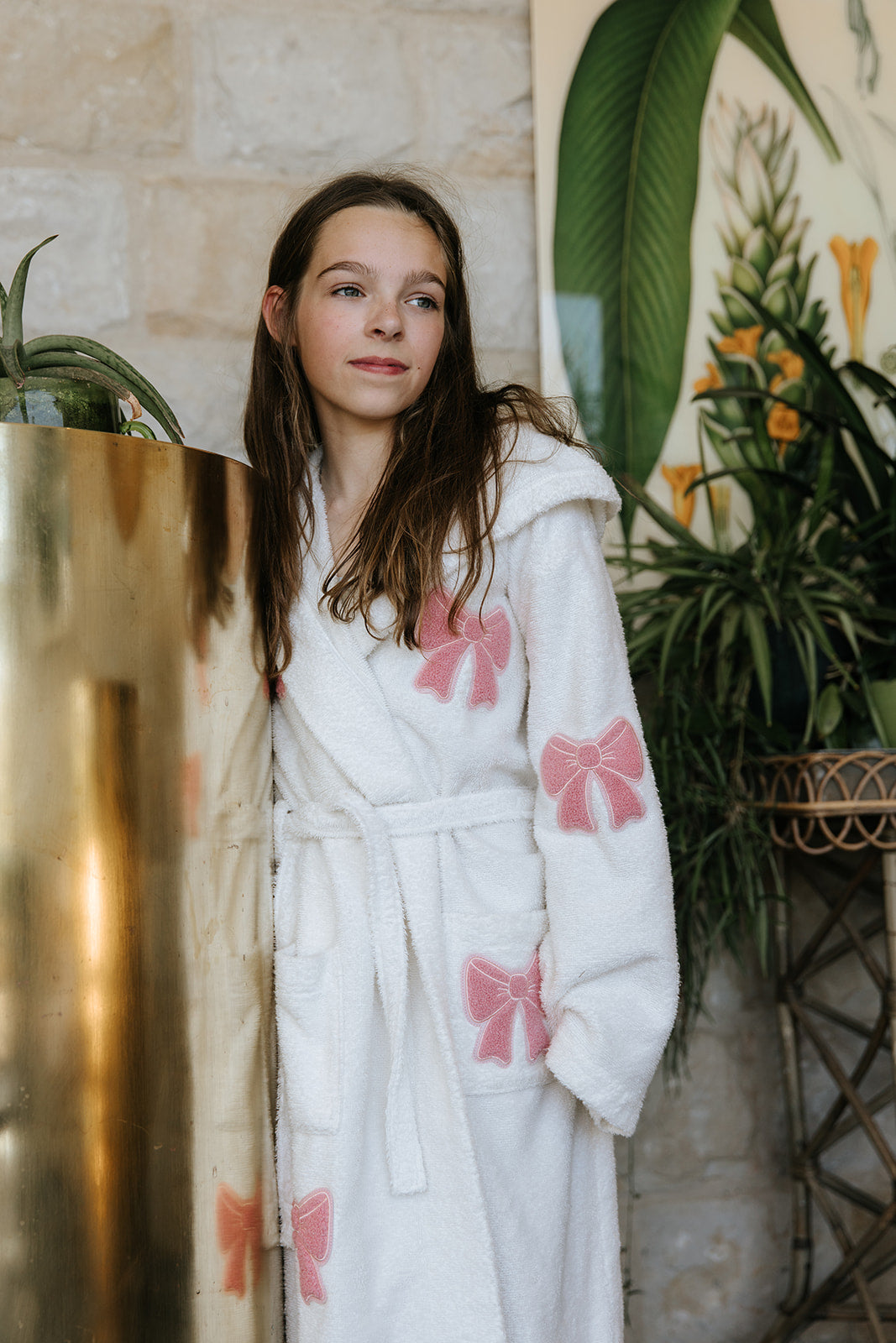 Bow Kids Bathrobe