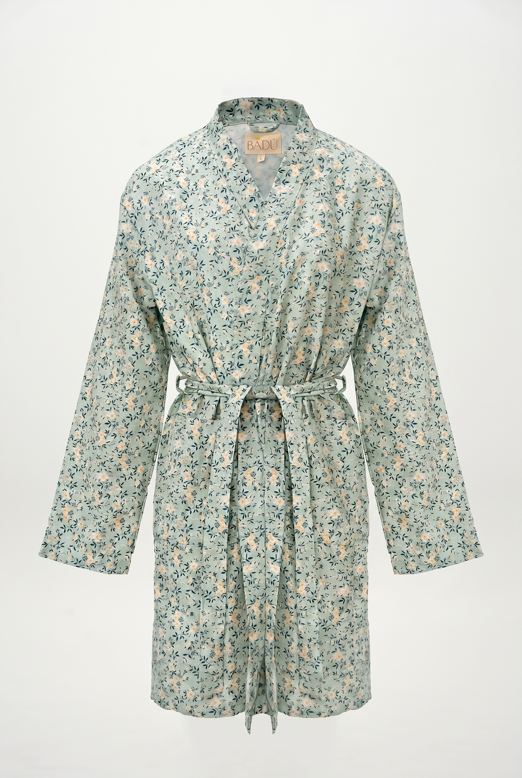 Muslin Bathrobe Flower Print