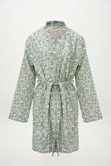 Muslin Bathrobe Flower Print